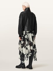 AllSaints Black Loria Skirt - Image 6 of 7