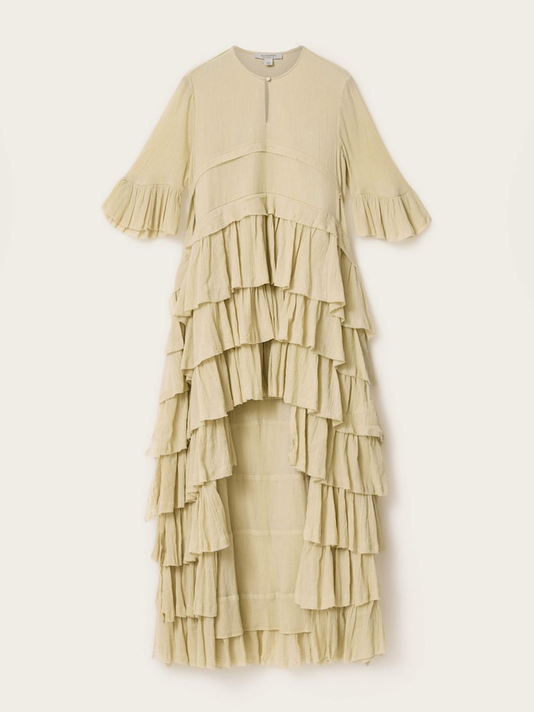 AllSaints Green Cavarly Ssmaxi Dress - Image 5 of 5 AllSaints Green Cavarly Ssmaxi Dress - Image 5 of 5