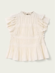 AllSaints White Harriet Top - Image 5 of 5