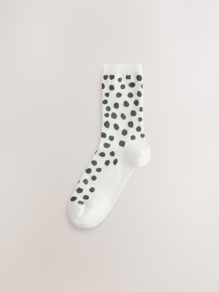 Grey Animal Ankle Socks 7 Pack - Image 2 of 10 Grey Animal Ankle Socks 7 Pack - Image 2 of 10