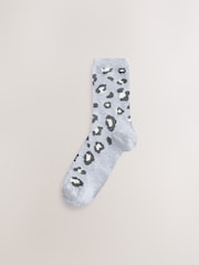 Grey Animal Ankle Socks 7 Pack - Image 3 of 10
