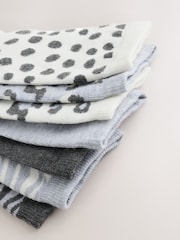 Grey Animal Ankle Socks 7 Pack - Image 9 of 10