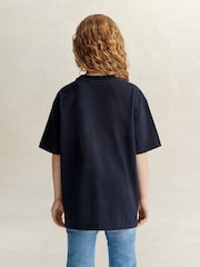 GANT Shield Slub Κοντομάνικο μπλουζάκι - Εικόνα 2 από 4