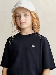 GANT Shield Slub Κοντομάνικο μπλουζάκι - Εικόνα 3 από 4