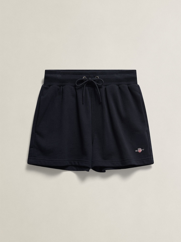 GANT Blue Shield Sweat Shorts - Image 1 of 2