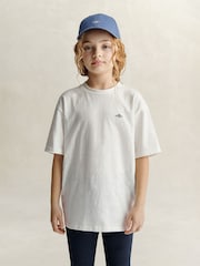 GANT White Shield Slub Short Sleeve T-Shirt - Image 1 of 5