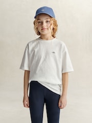 GANT White Shield Slub Short Sleeve T-Shirt - Image 5 of 5