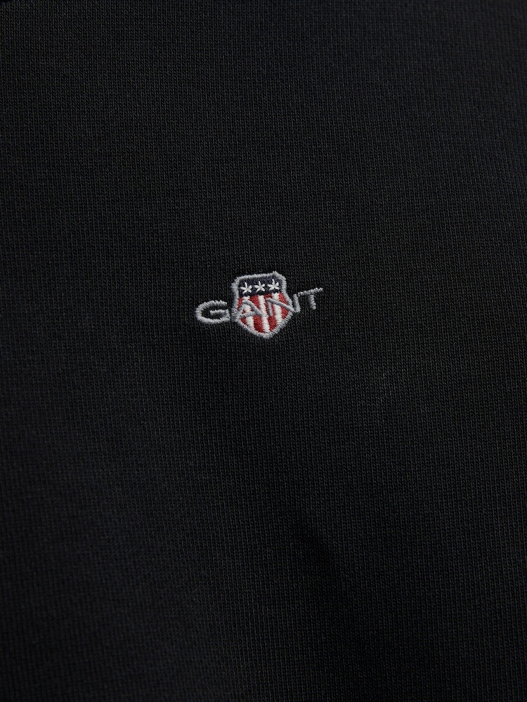 GANT Black Shield Crew Neck Sweatshirt - Image 2 of 2