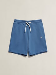 GANT Blue Shield Sweat Shorts - Image 1 of 2