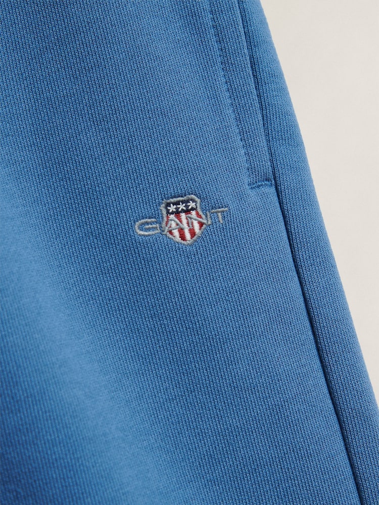 GANT Blue Shield Sweat Shorts - Image 2 of 2 GANT Blue Shield Sweat Shorts - Image 2 of 2