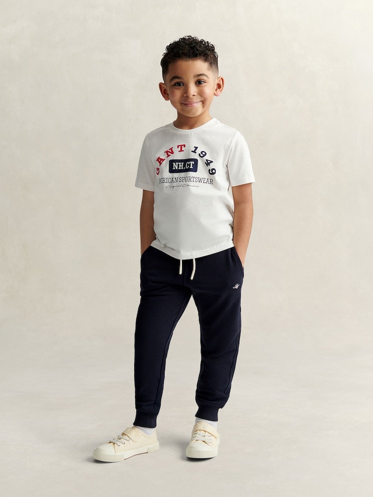 Blå - GANT Skjold Joggebukser - Bilde 4 av 4