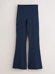 Navy Sports Dry Tech Tummy Control Kick Fare Leggings - Image 1 of 3