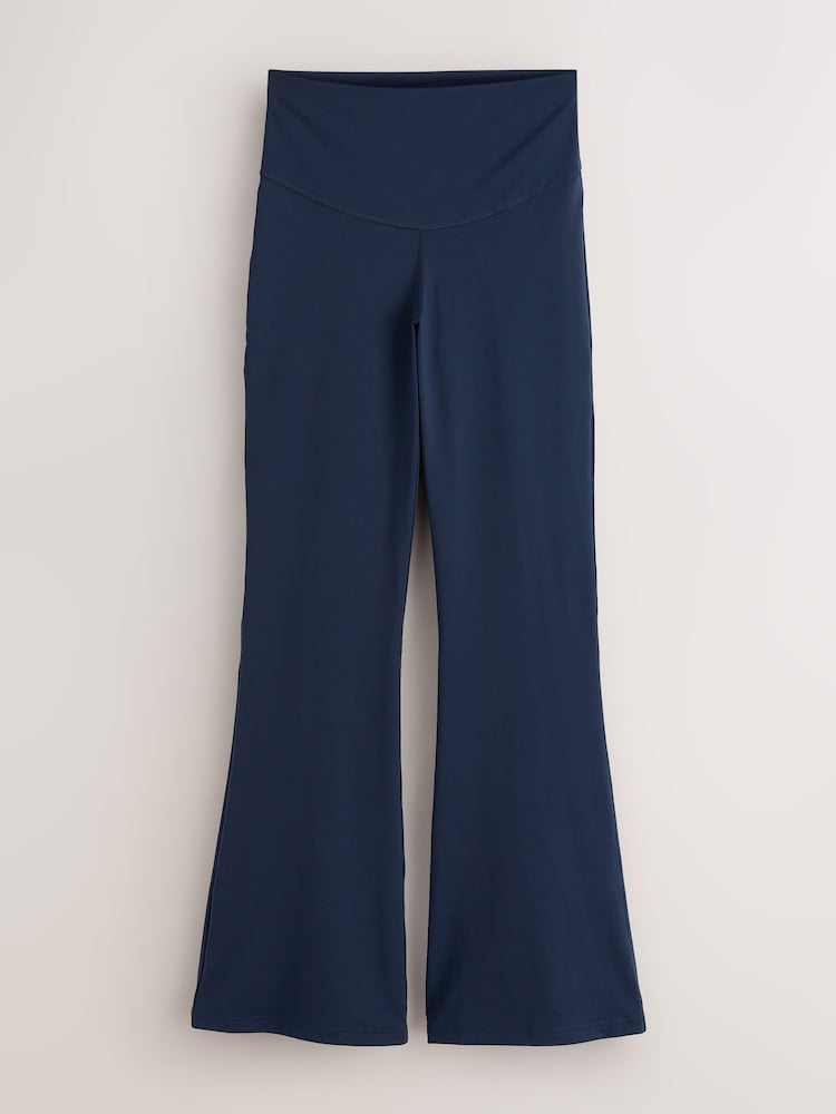 Navy Sports Dry Tech Tummy Control Kick Fare Leggings - Image 1 of 3 Navy Sports Dry Tech Tummy Control Kick Fare Leggings - Image 1 of 3