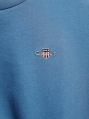 GANT Glaucous Blue Shield Short Sleeve T-Shirt - Image 2 of 3