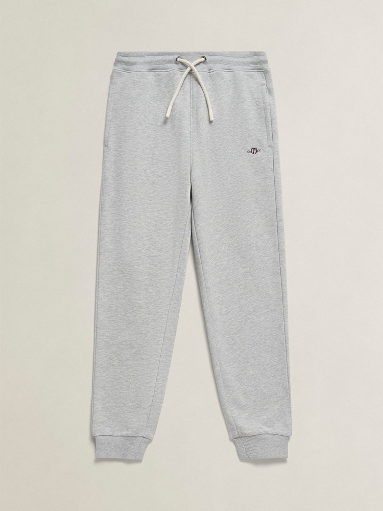 GANT Grey Shield Joggers - Image 1 of 2 GANT Grey Shield Joggers - Image 1 of 2