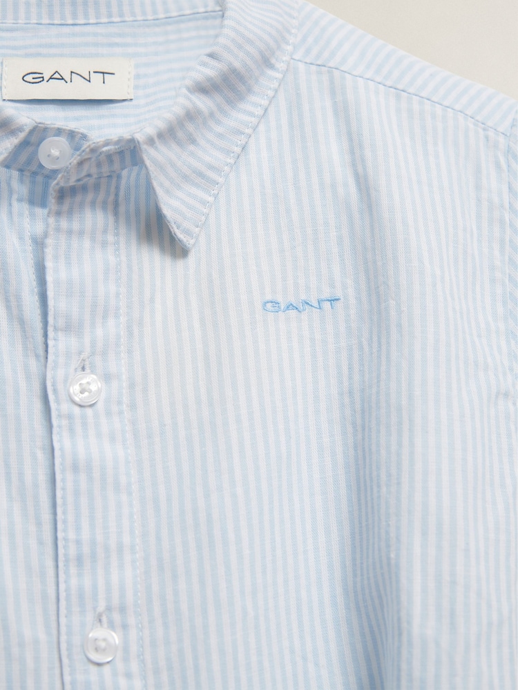 GANT Blue Striped Shirt Dress - Image 2 of 2