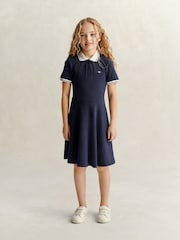 GANT Blue Shield SS Polo Dress - Image 4 of 6