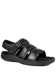 Pavers Leather Buckle Fastening Sandals - 圖片 1/5