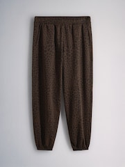 The Set Animal Print Crew Neck and Joggers Co-Ord Set Animal - Image 2 of 5