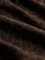 The Set Animal Print Crew Neck and Joggers Co-Ord Set Animal - Image 5 of 5