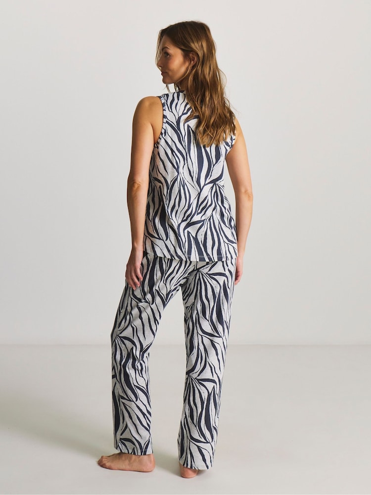 JD Williams Animal Value Zebra Pyjamas Set 2 Pack - Image 2 of 4