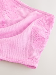 Pink Short Sleeved Cornelli Drape Top - Image 7 of 7