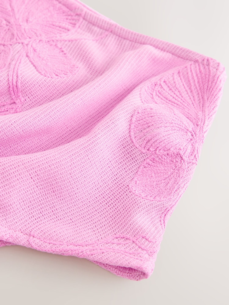 Pink Short Sleeved Cornelli Drape Top - Image 7 of 7 Pink Short Sleeved Cornelli Drape Top - Image 7 of 7