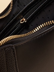 Joules Black Crossbody Saddle Bag - Image 5 of 9