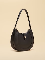 Joules Black Crossbody Saddle Bag - Image 7 of 9