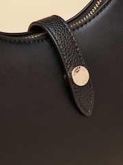 Joules Black Crossbody Saddle Bag - Image 8 of 9