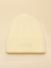 Joules Chunky Butter Yellow Knitted Beanie - Image 1 of 3