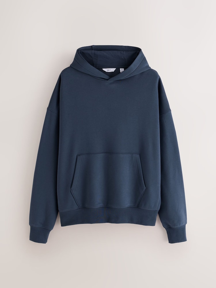 Airforce Blue Oversized Hoodie - Image 1 of 3