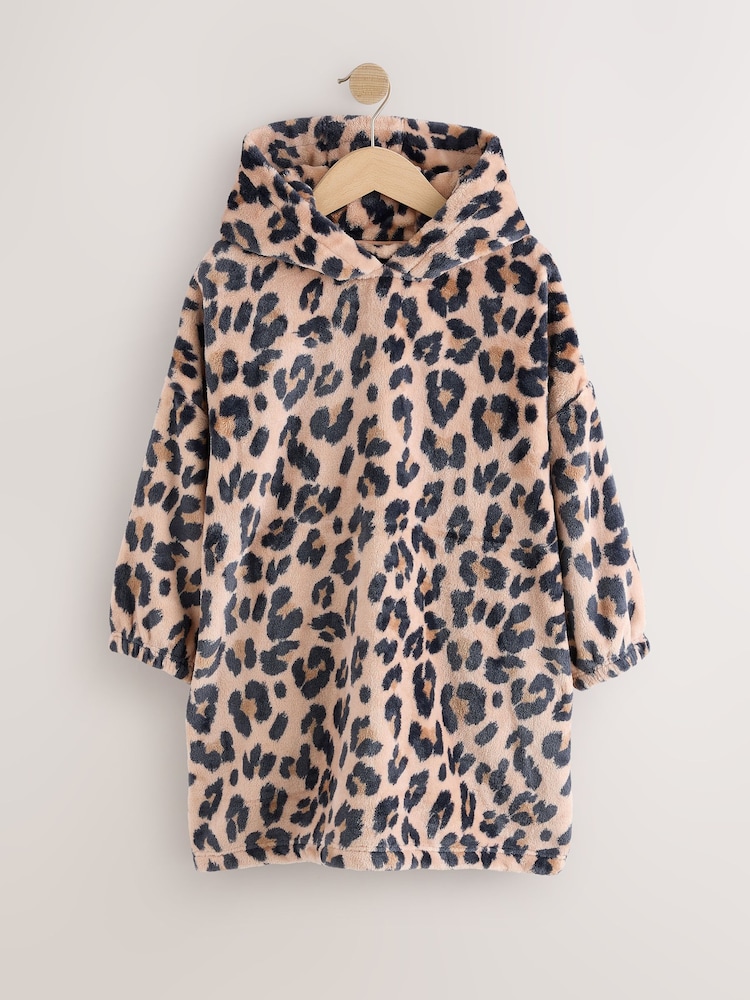 Animal Print Fleece Hooded Blanket (3-16yrs) - Image 1 of 4