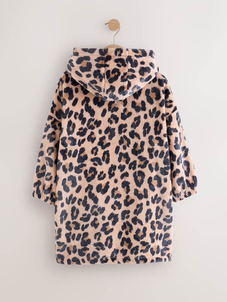 Animal Print Fleece Hooded Blanket (3-16yrs) - Image 2 of 4