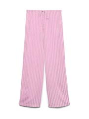 VERO MODA Pink Mid Rise Wide Leg Trousers - Image 1 of 2
