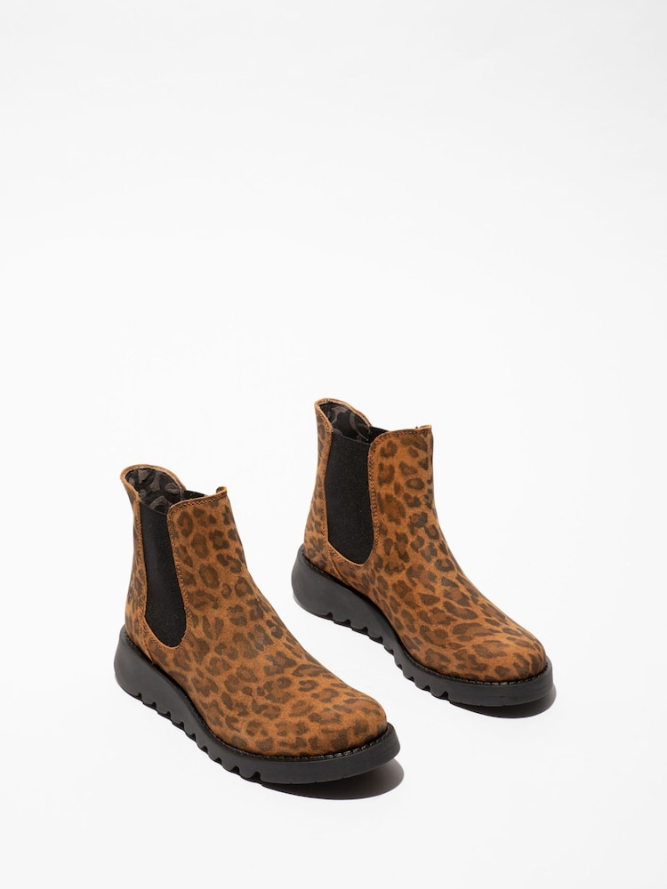 Fly London Brown Salv Boots - Image 2 of 4 Fly London Brown Salv Boots - Image 2 of 4