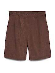 VERO MODA Brown Bermuda Shorts - Image 6 of 7