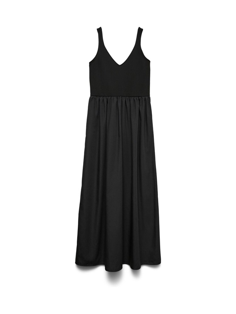 VERO MODA Black Sleeveless Jersey and Woven Maxi Dress - Image 5 of 5