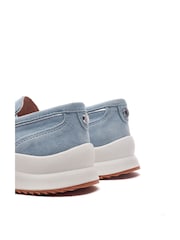 Moda in Pelle Blue Sorrento Leather Hybrid Shoes With Snaffle Trim - Image 4 of 4