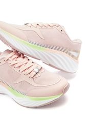 Moda in Pelle Pink Damara Textured Outsole Trainers - Image 3 of 4
