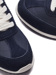 Moda in Pelle Blue Akalia Slim Sole Hidden Wedge Trainers - Image 3 of 4