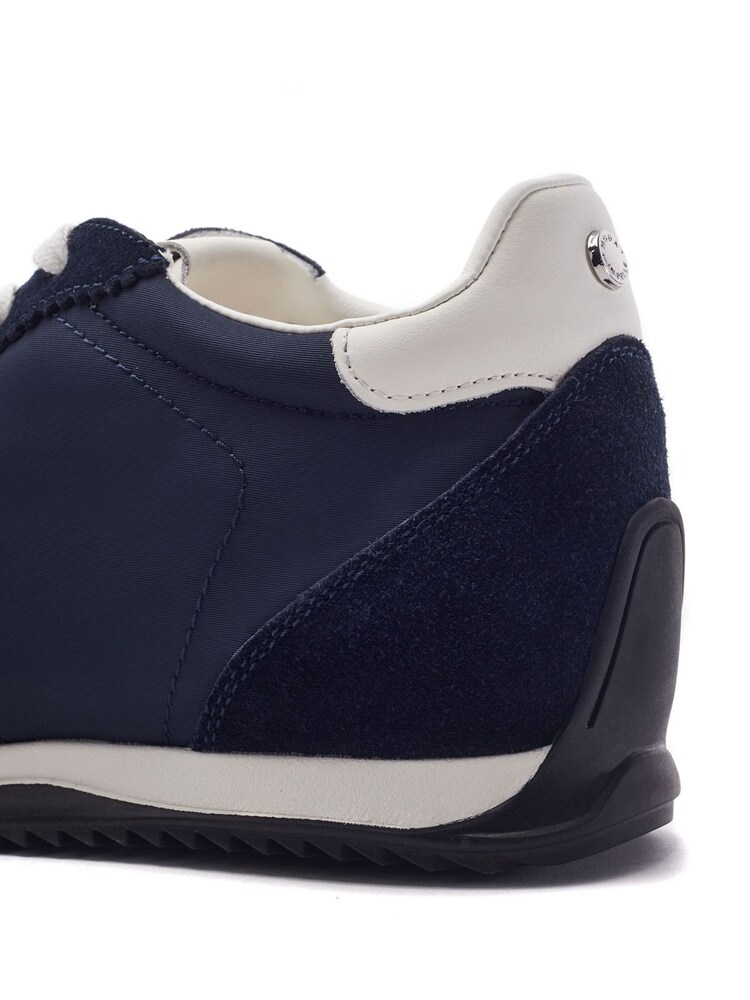 Moda in Pelle Blue Akalia Slim Sole Hidden Wedge Trainers - Image 4 of 4