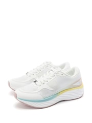 Moda in Pelle White Damara Textured Outsole Trainers - Image 2 of 4