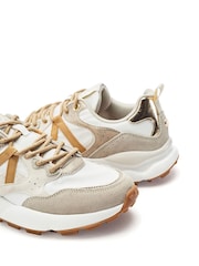 Off White - Кроссовки на массивной подошве с разноцветными вставками Moda in Pelle Blainey - Изображение 5 5