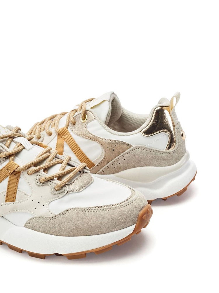 Off White - Кроссовки на массивной подошве с разноцветными вставками Moda in Pelle Blainey - Изображение 5 5 Off White - Кроссовки на массивной подошве с разноцветными вставками Moda in Pelle Blainey - Изображение 5 5