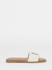 Simply Be Natural Extra Wide Fit Beaded Fruit Sandals - Image 2 of 4