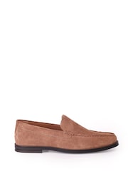 Off The Hook Natural Ronan Suede Apron Loafers - Image 1 of 6