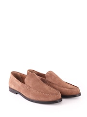 Off The Hook Natural Ronan Suede Apron Loafers - Image 2 of 6