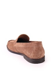 Off The Hook Natural Ronan Suede Apron Loafers - Image 3 of 6