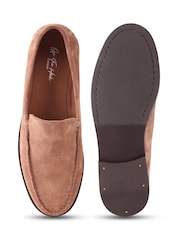 Off The Hook Natural Ronan Suede Apron Loafers - Image 6 of 6